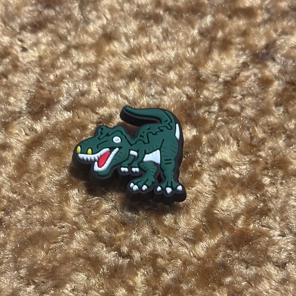 Kids Green Dinosaur Jibbitz Shoe Charm  Accessory For Crocs & Shoes New 5/$15 - Picture 1 of 5